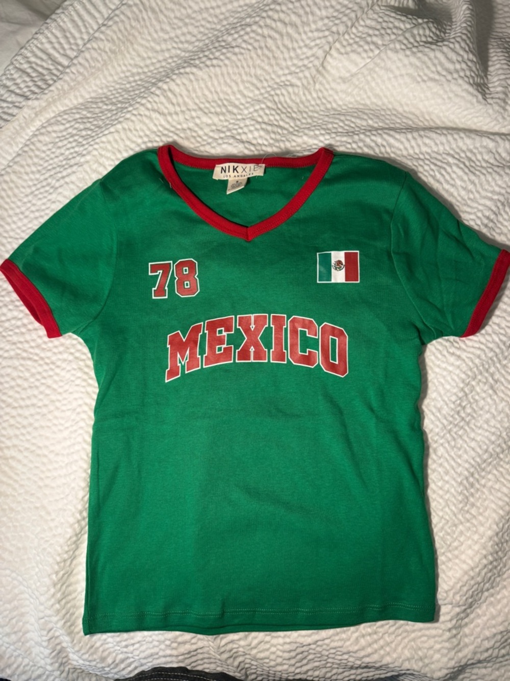 Women’s Mexico Baby Tee BNWT